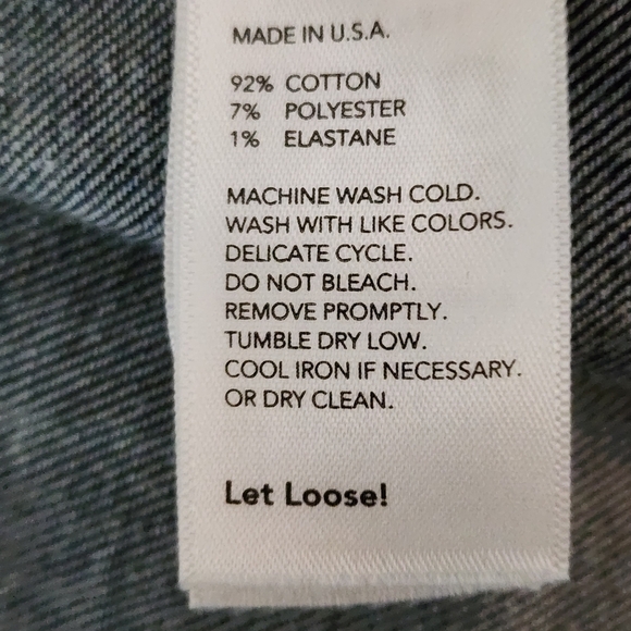Kate Spade Saturday Dark Blue Denim Button Up Jacket Size XS - Picture 8 of 8